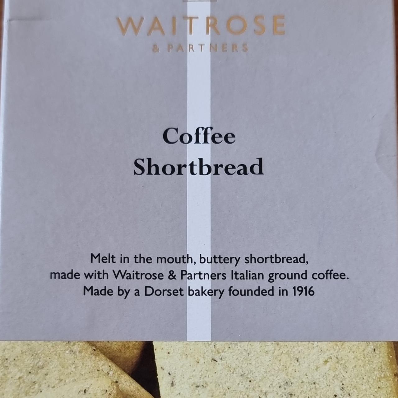 Fotografie - Coffee Shortbread Waitrose & Partners