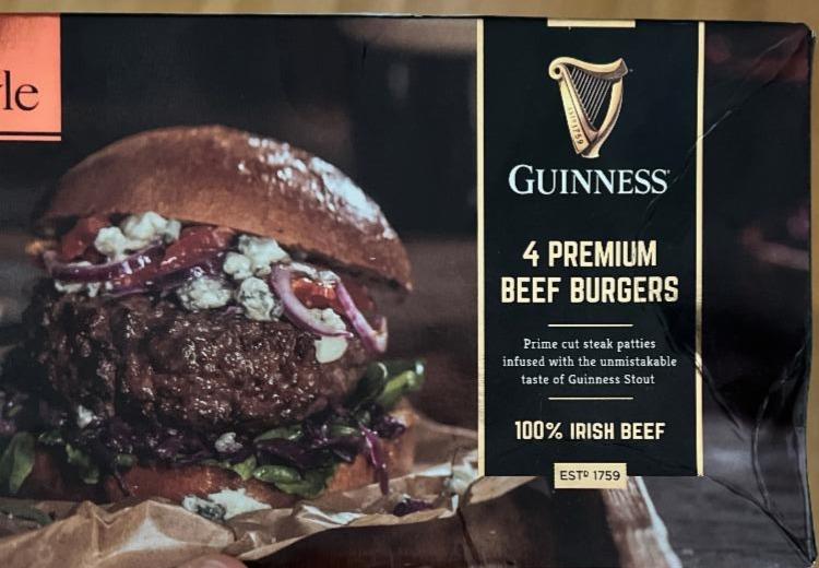 Fotografie - 4 Premium Beef Burgers Guinness