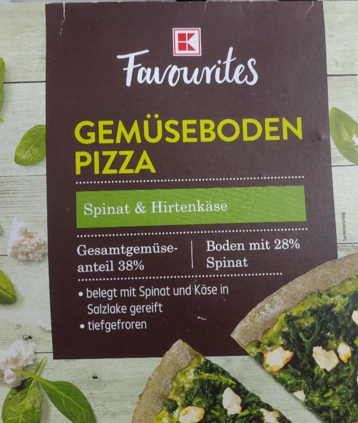 Fotografie - Gemüseboden Pizza Spinat & Hirtenkäse K-Favourites