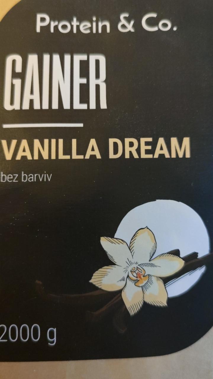 Fotografie - Gainer Vanilla dream Protein & Co.
