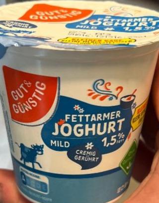 Fotografie - joggurt fettarmer 1,5% Gut&Günstig