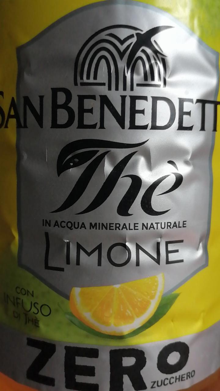 Fotografie - Thè limone Zero in acque minerale naturale San Benedetto