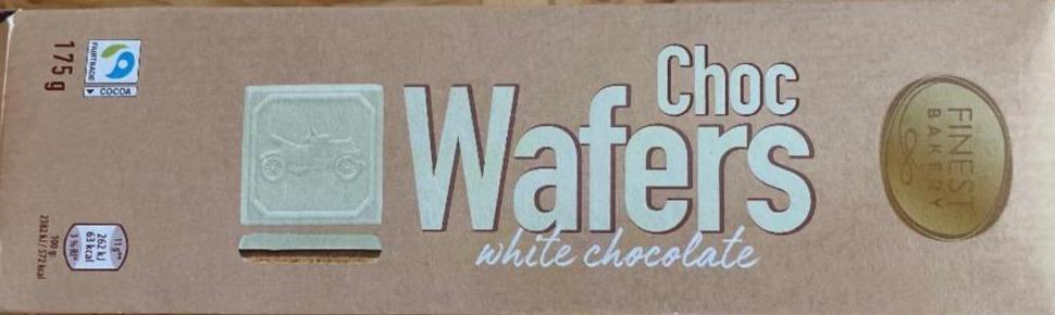 Fotografie - Choc Wafers White chocolate Finest Bakery