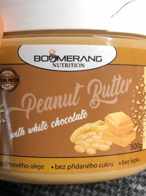 Fotografie - Peanut butter with white chocolate Boomerang Nutrition