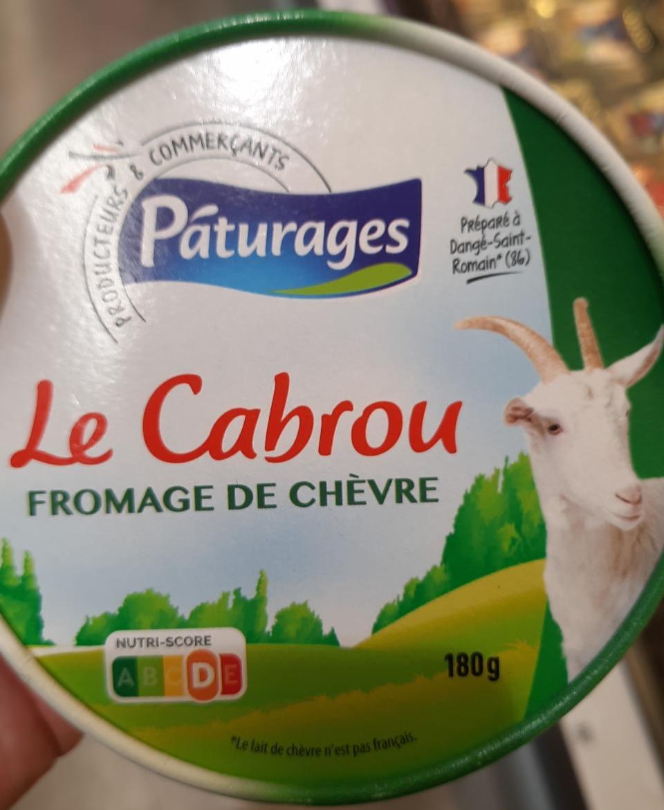 Fotografie - Fromage de chèvre Le Cabrou Pâturages