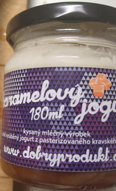 Fotografie - karamelový jogurt dobryprodukt.cz