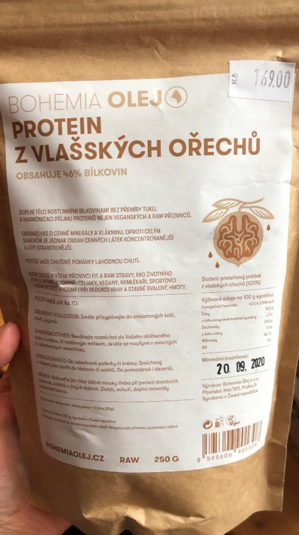Fotografie - Protein z vlašských ořechů Bohemia olej