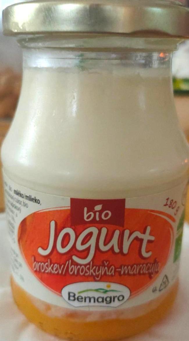 Fotografie - Jogurt bio broskev-maracuja Bemagro