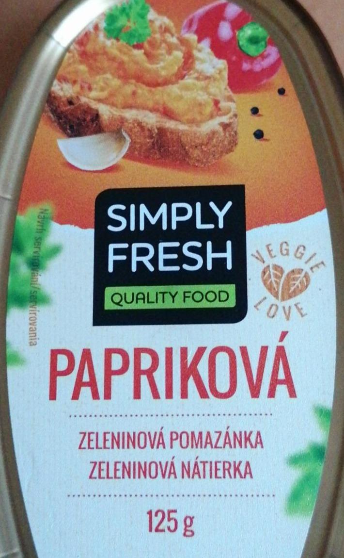 Fotografie - Papriková zeleninová pomazánka Simply Fresh