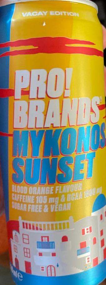 Fotografie - MYKONOS SUNSET BLOOD ORANGE Pro!brands