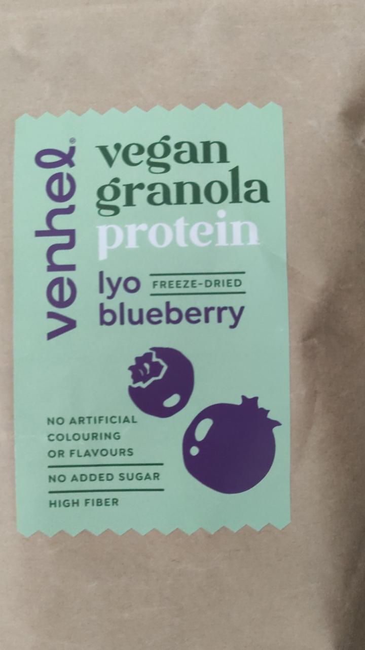 Fotografie - Vegan Granola Protein Lyo Blueberry Venhel