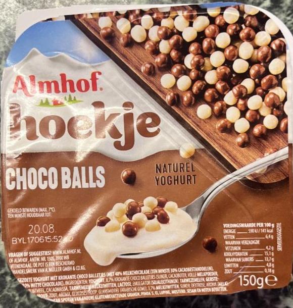 Fotografie - hoekje Almhof choco balls