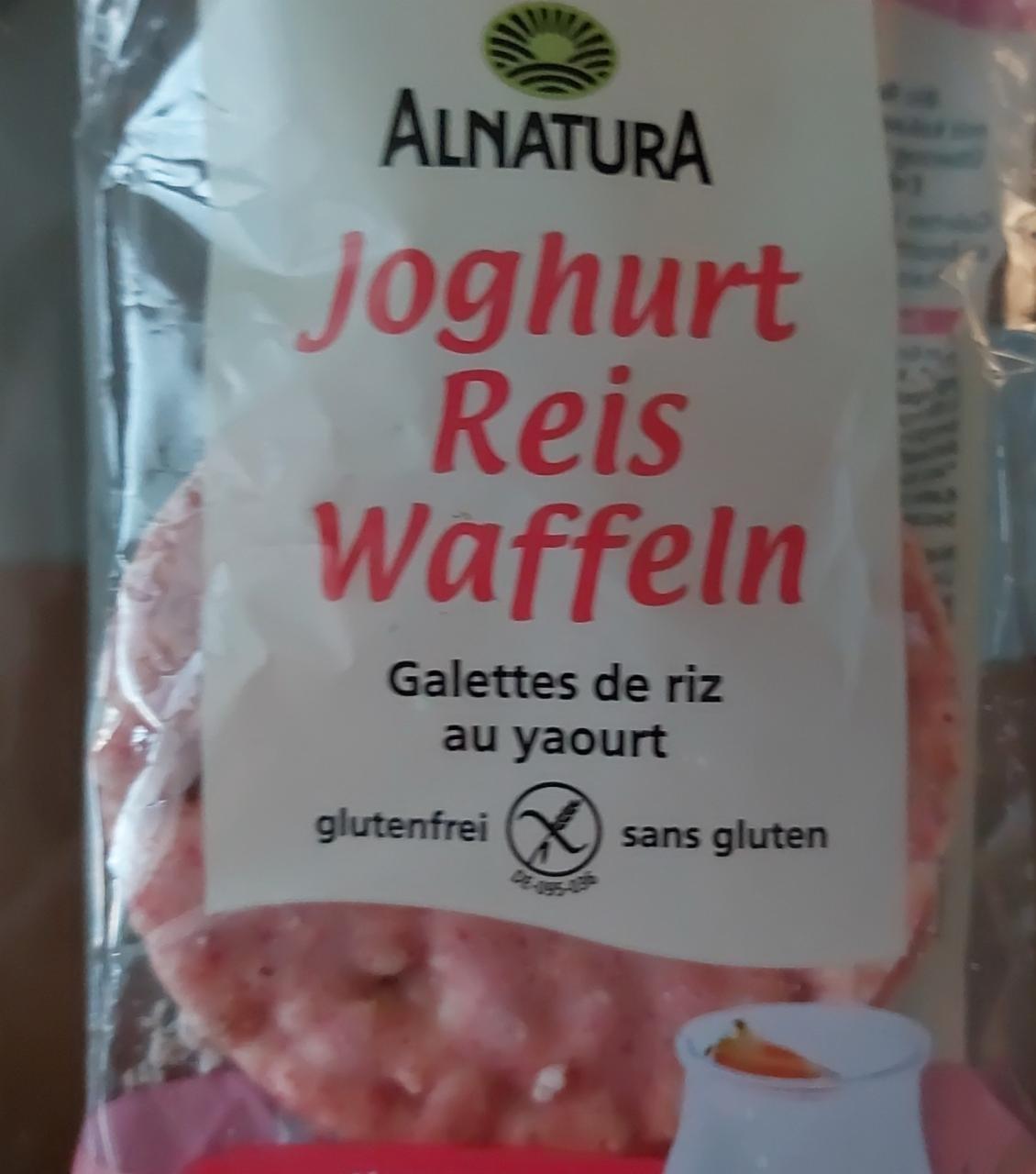 Fotografie - Bio Joghurt Reis Waffeln Erdbeer Alnatura