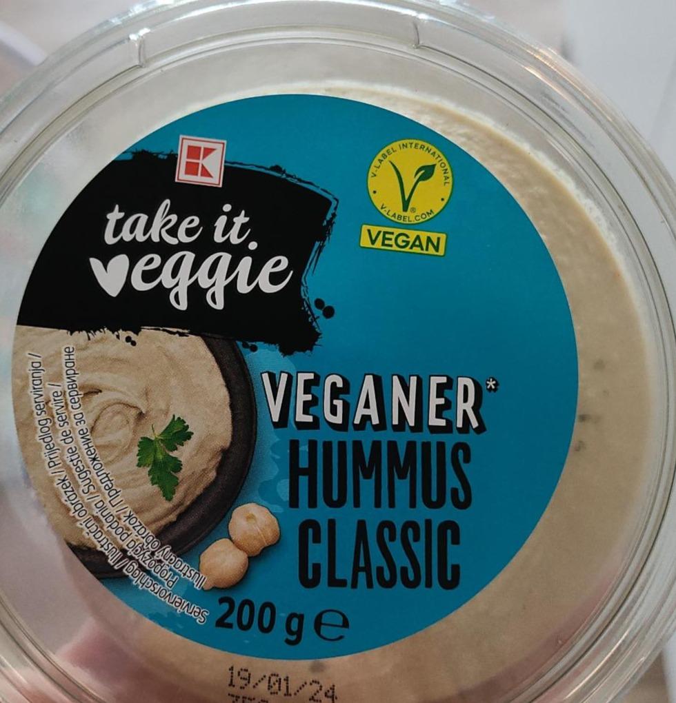 Fotografie - Hummus classic veganer K-take it veggie