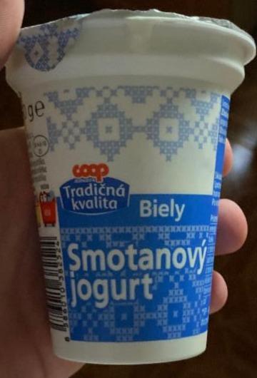 Fotografie - Smotanový jogurt biely Coop Tradičná kvalita