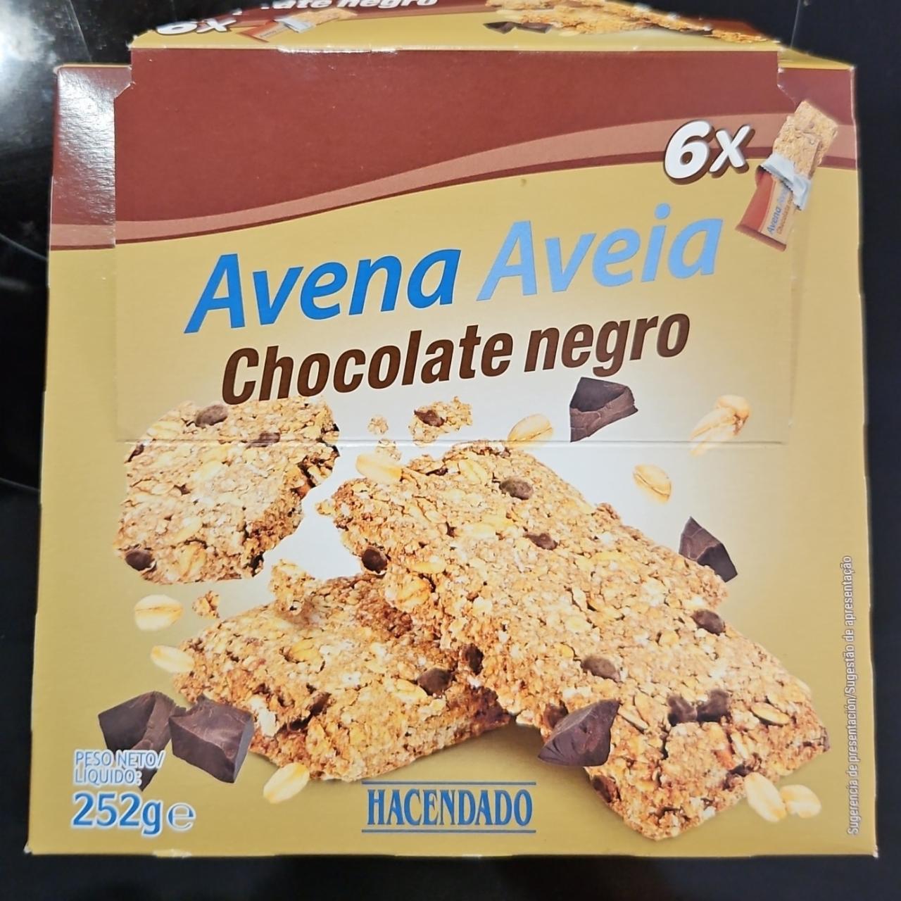 Fotografie - Avena Avenia Chocolate negro Hacendado