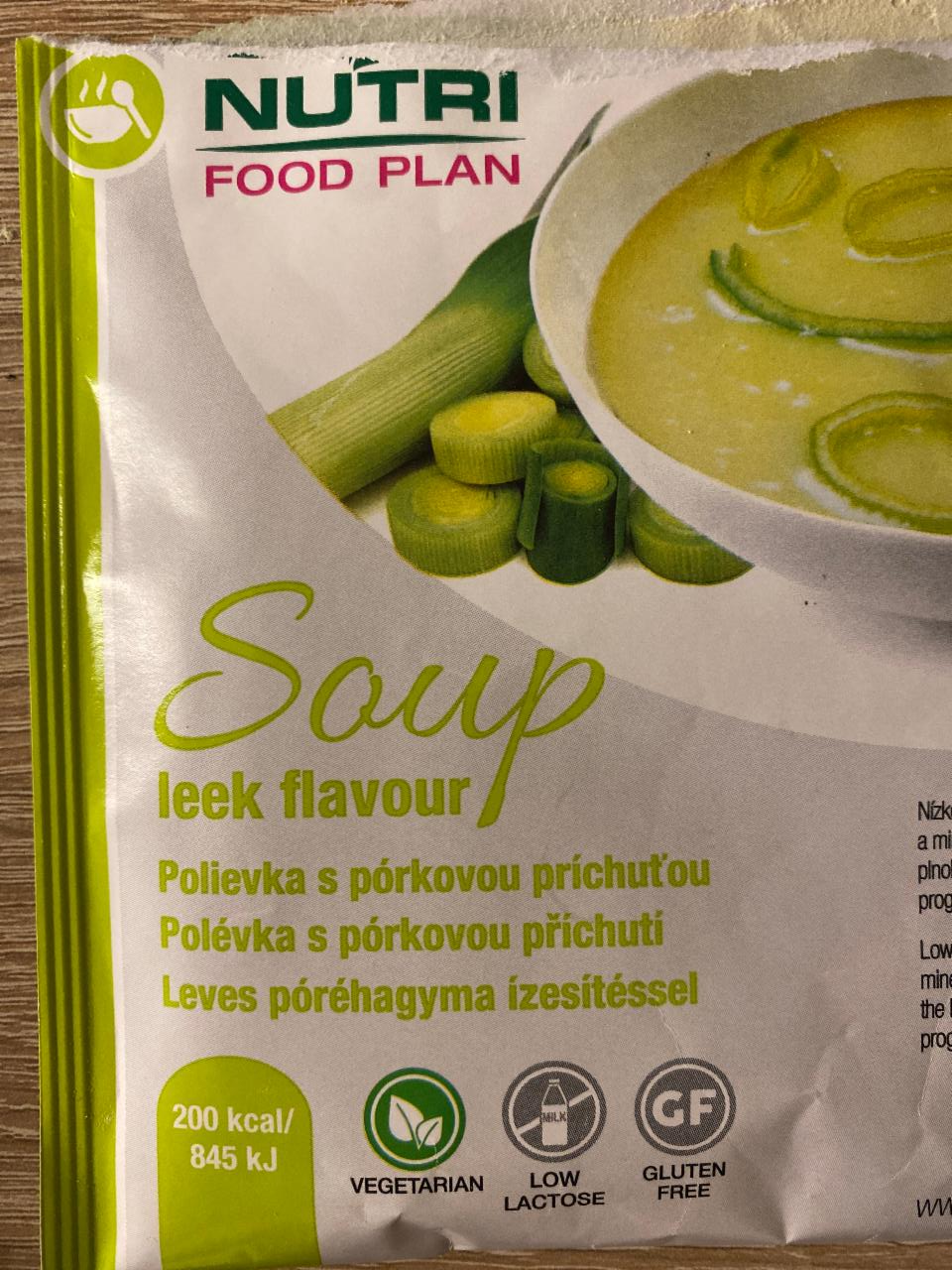 Fotografie - soup leek flavour Nutri food plan