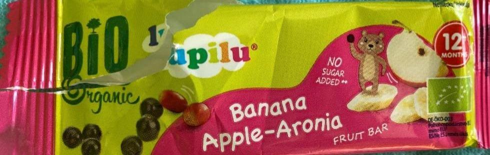 Fotografie - Bio Organic Banana Apple-Aronia fruit bar Lupilu