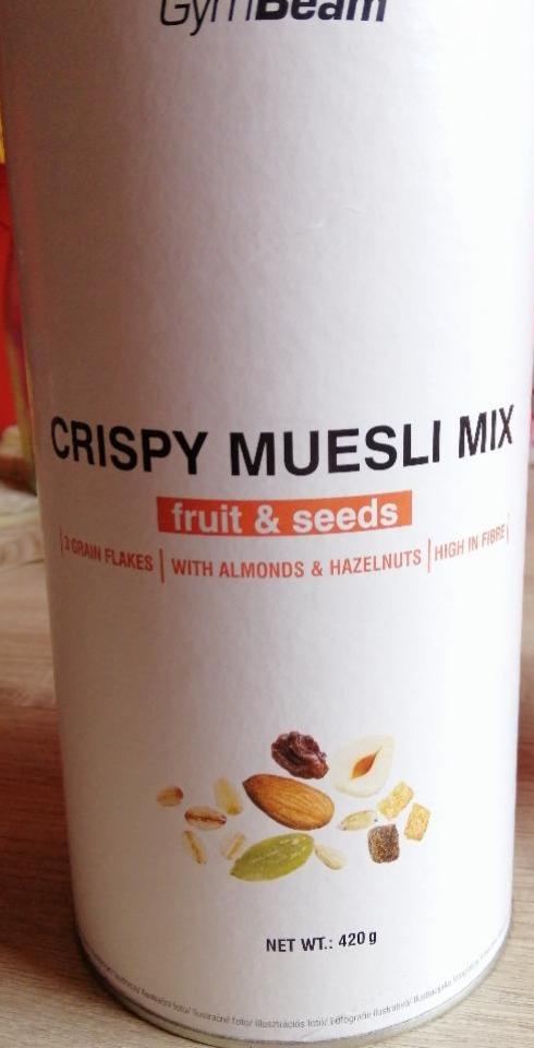 Fotografie - Crispy Muesli Mix fruit & seeds GymBeam