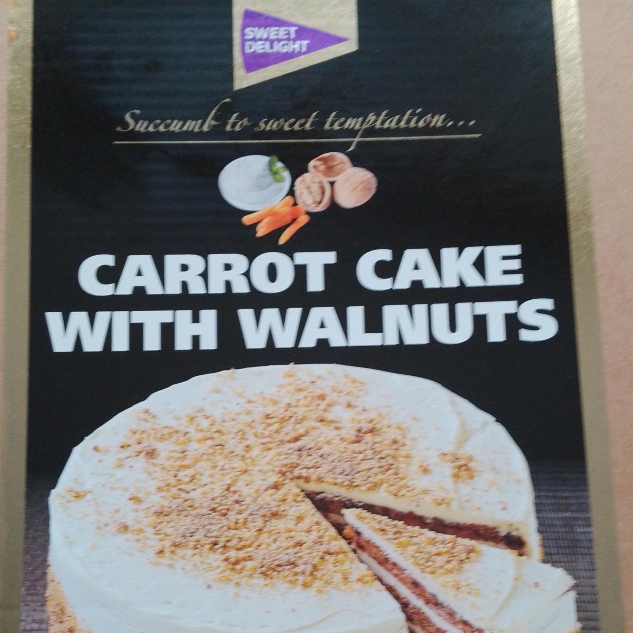 Fotografie - Carrot cake with walnuts Sweet delight