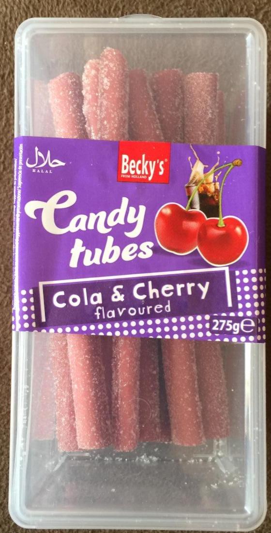 Fotografie - Candy tubes Cola & Cherry flavoured Becky's