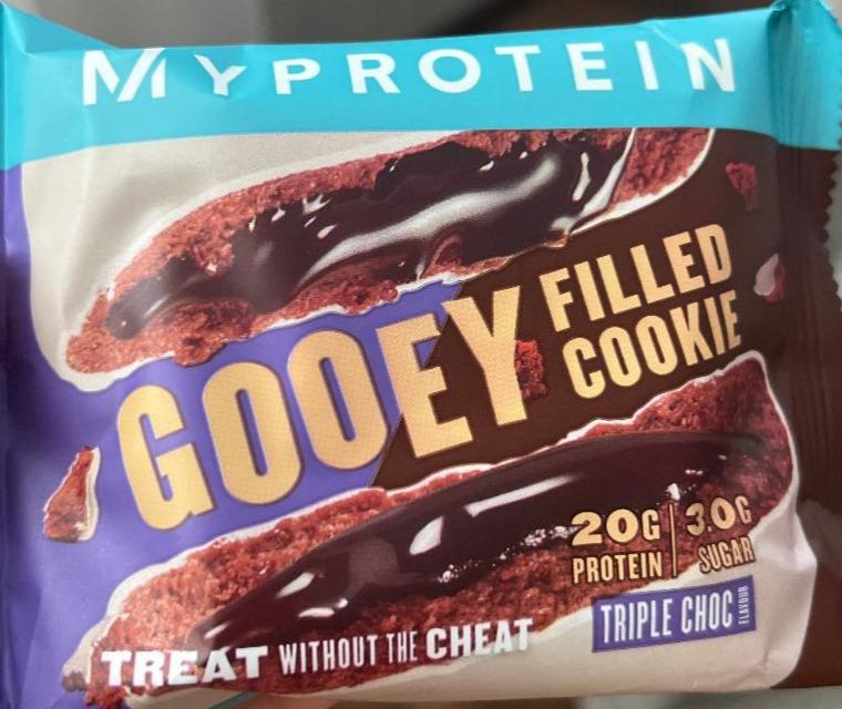 Fotografie - Gooey filled cookie Triple choc MyProtein