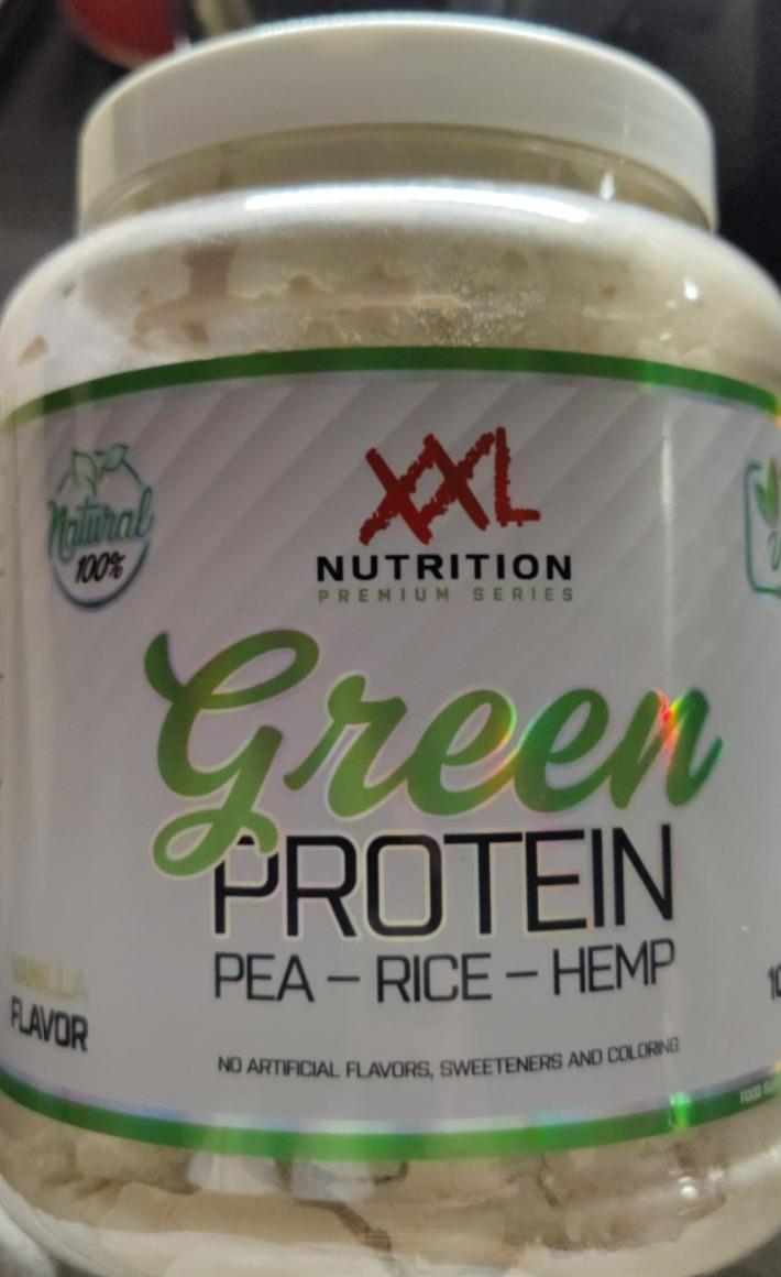 Fotografie - Green protein Vanilla XXL Nutrition