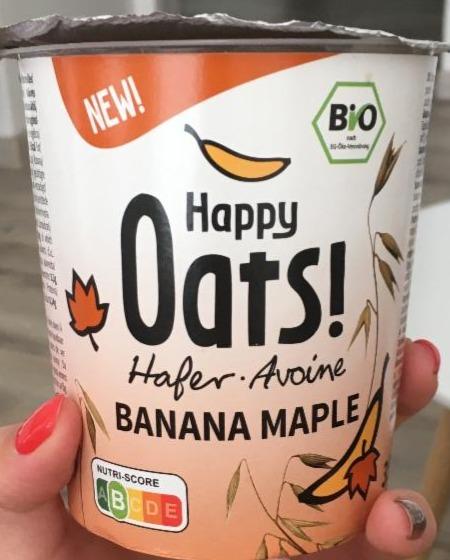 Fotografie - Bio Hafer Avoine Banana Maple Happy oats!