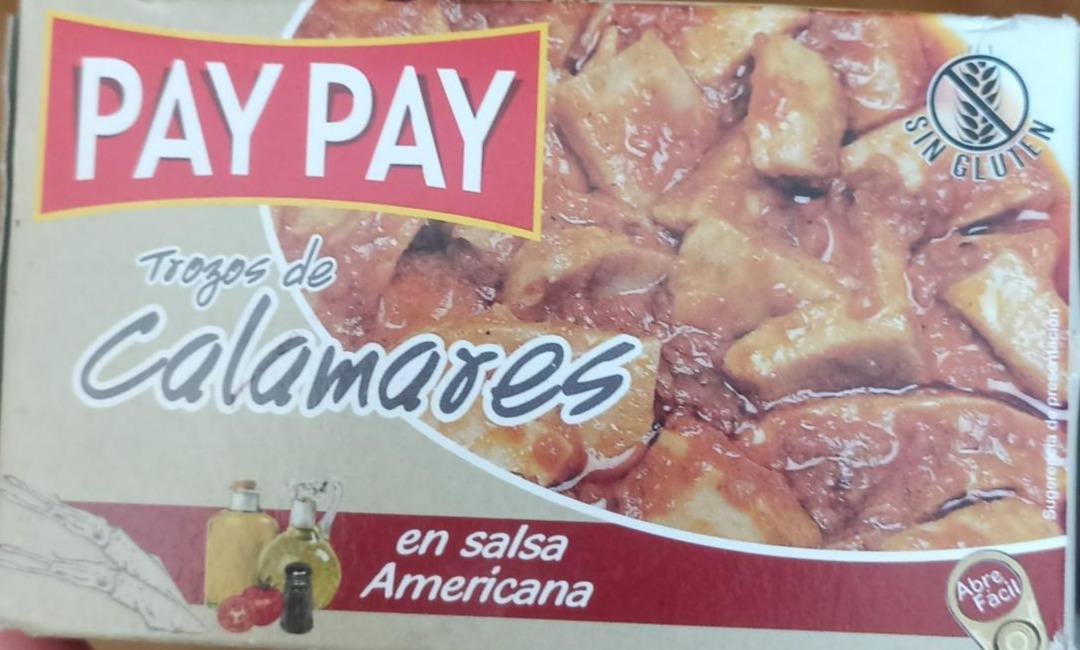 Fotografie - Trozos de calamares en salsa Americana Pay Pay