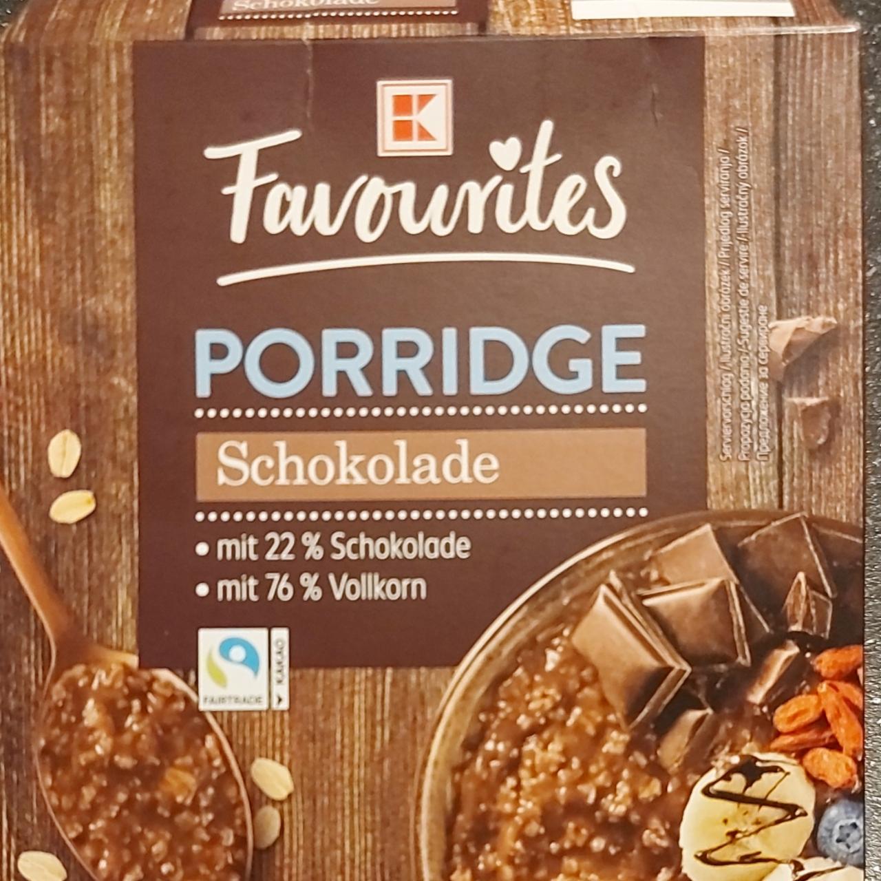 Fotografie - Porridge Schokolade K-Favourites