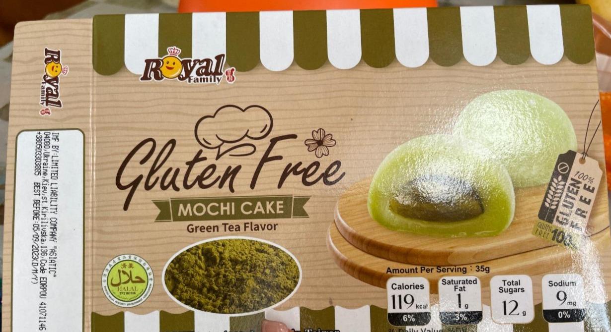 Fotografie - Mochi Cake zelený čaj Green Tea Flavor Royal Family