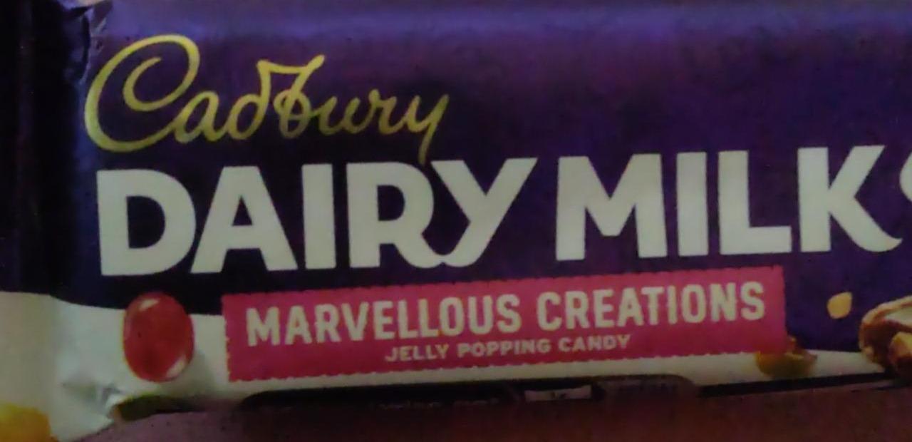 Fotografie - Dairy milk marvellous creations jelly popping candy Cadbury