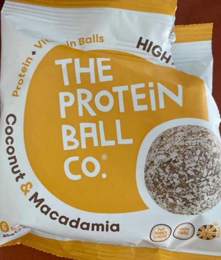 Fotografie - Coconut & macadamia The protein ball Co.