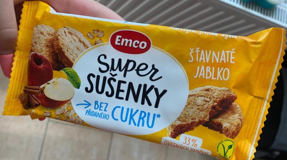 Fotografie - Super sušenky bez přidaného cukru šťavnaté jablko Emco
