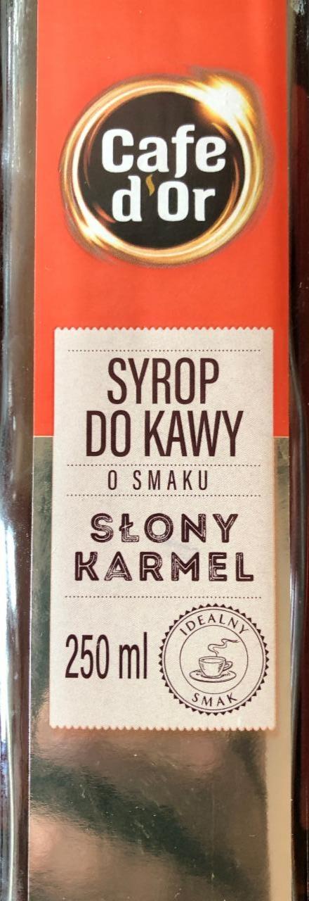 Fotografie - Syrop do kawy Słony karmel Cafe d'Or