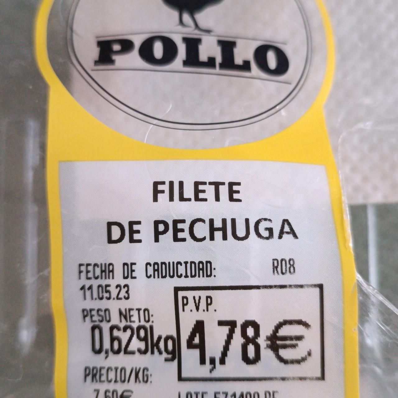 Fotografie - Filete de pechuga Pollo