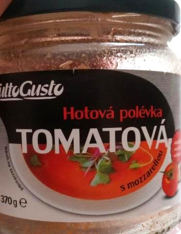 Fotografie - tomatová polévka s mozzarellou Tutto Gusto