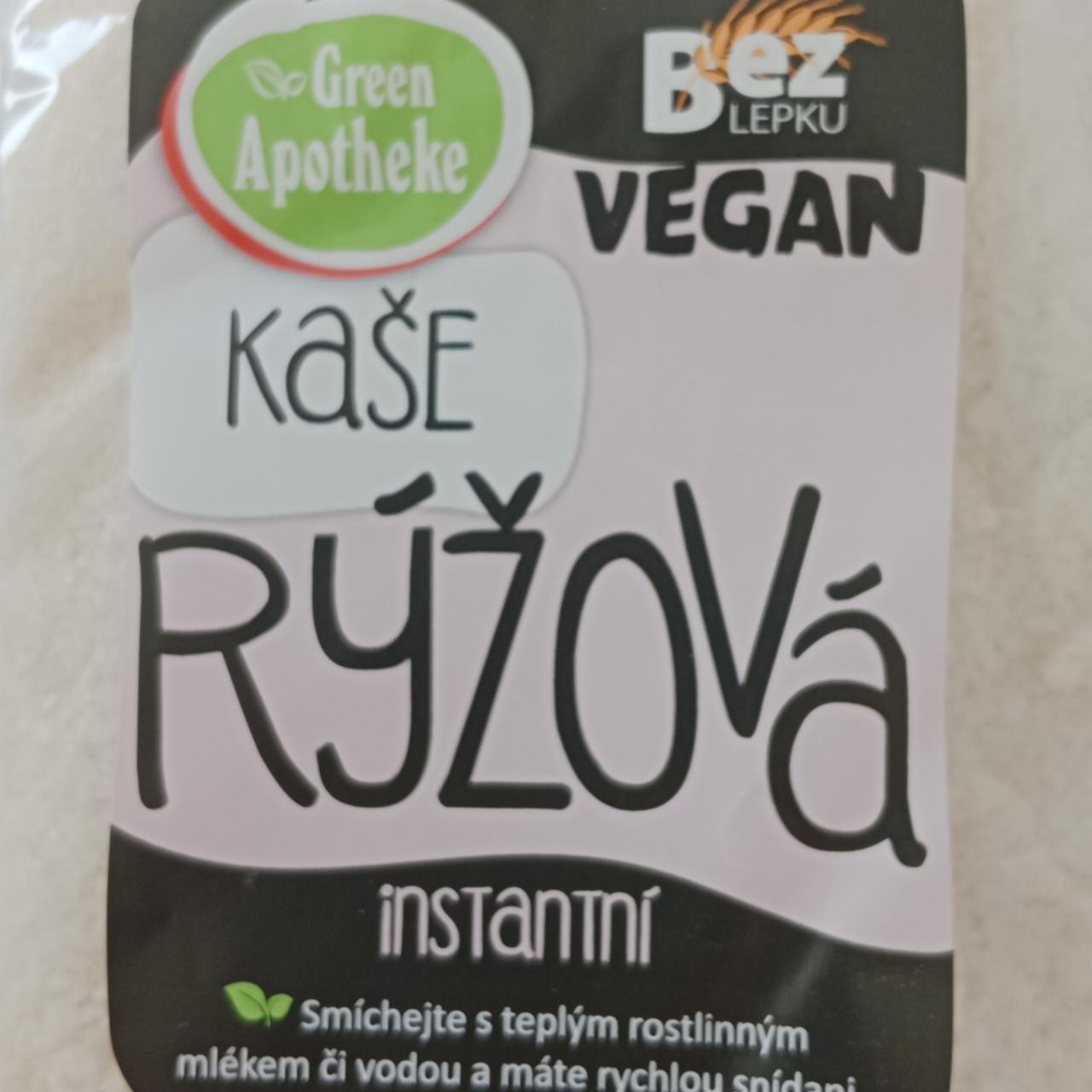 Fotografie - kaše Rýžová instantní vegan Green Apotheke