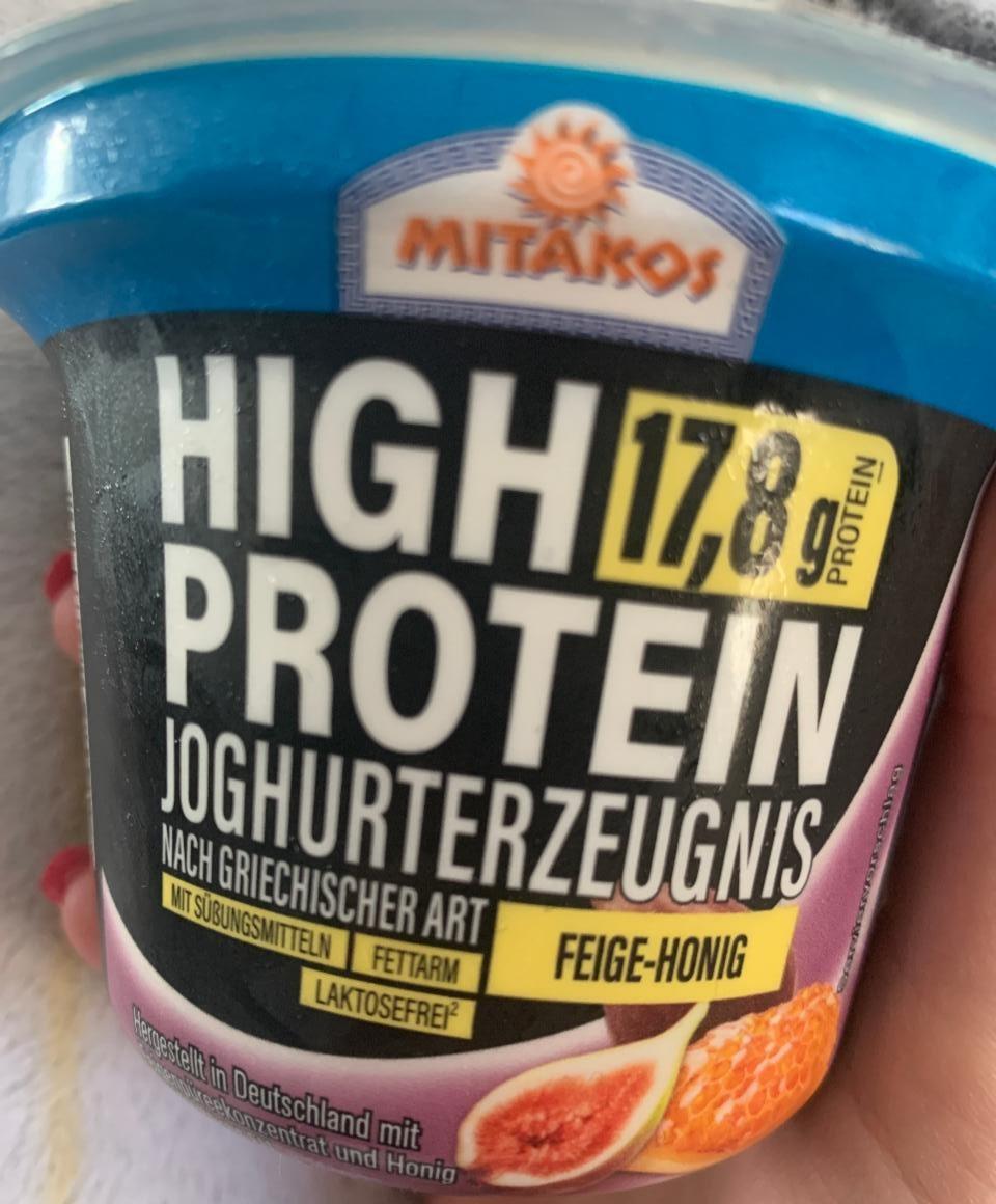 Fotografie - High protein joghurterzeugnis feige-honig Mitakos