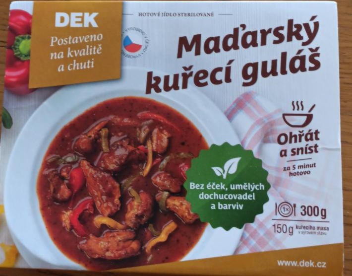 Fotografie - Maďarský kuřecí guláš DEK