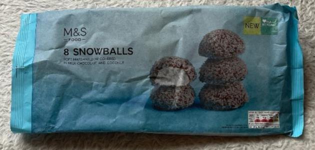 Fotografie - 8 Snowballs M&S Food