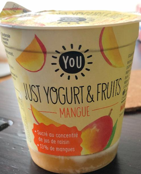 Fotografie - Just yogurt & fruits mango You