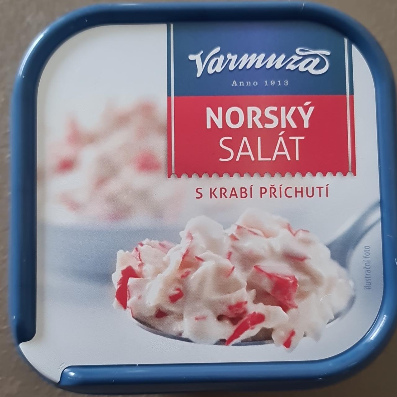 Fotografie - Norský salát s krabí příchutí Varmuža
