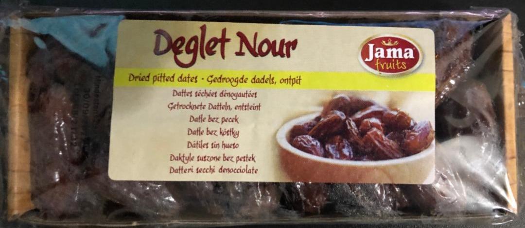 Fotografie - Deglet Nour Dried pitted dates Jama Fruits