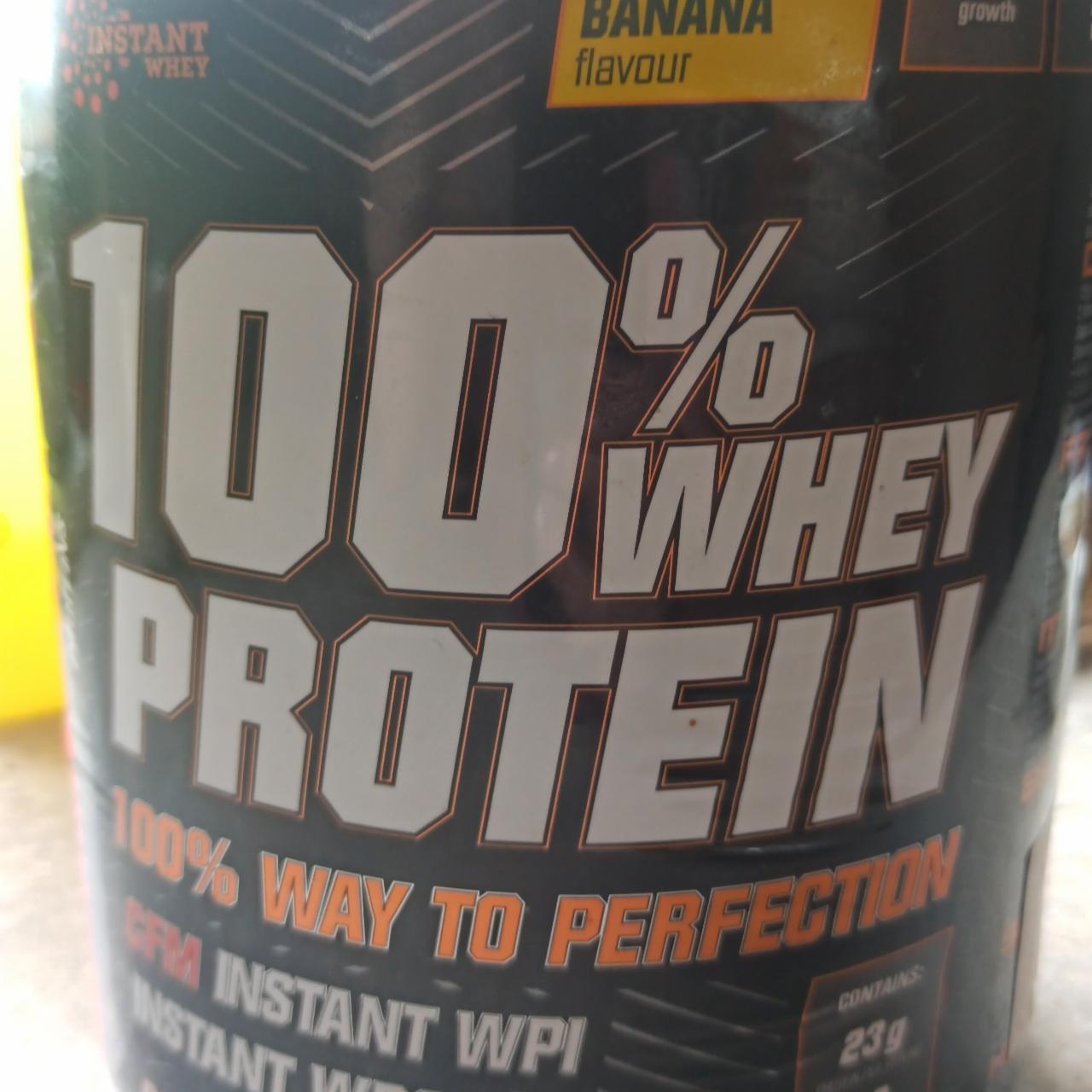 Fotografie - 100% whey protein banana Nutrend