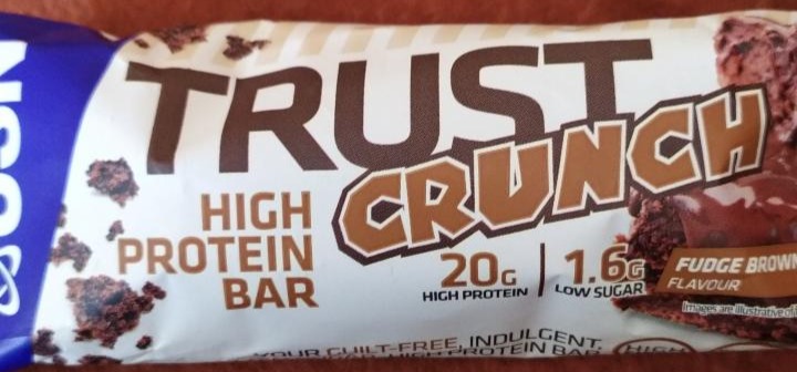 Fotografie - Trust Crunch High Protein Bar Fudge Brownie USN