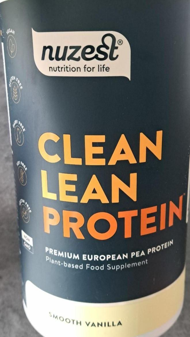 Fotografie - Clean Lean Protein Smooth Vanilla Nuzest