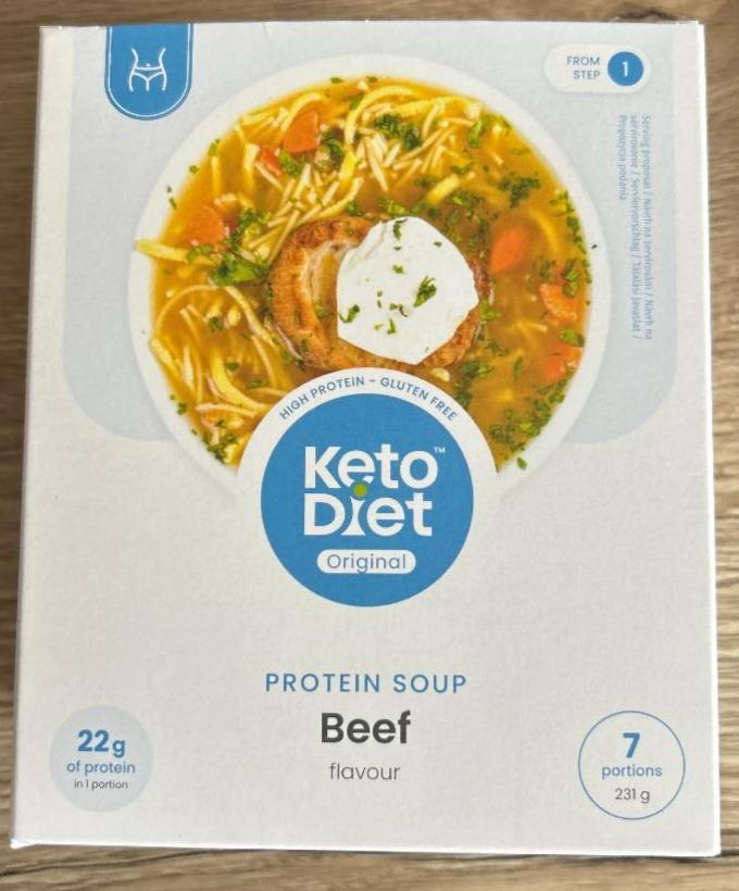 Fotografie - Protein Soup Beef flavour KetoDiet