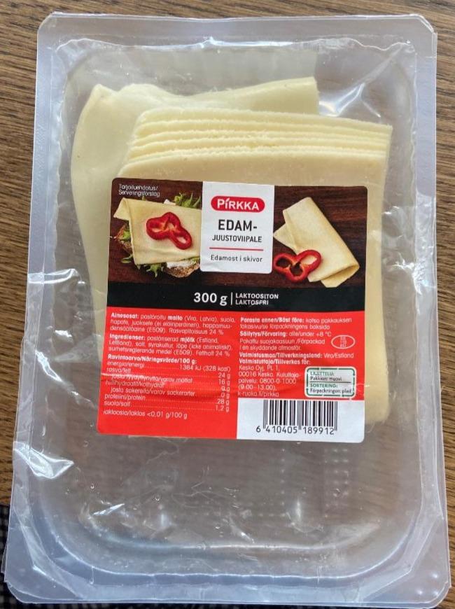 Fotografie - Edam-juustoviipale laktoositon Pirkka