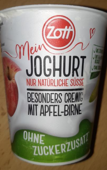 Fotografie - Mein Joghurt mit Apfel-Birne Zott